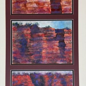 Three Grand Canyon Views Original Paintings by Ron Pekar